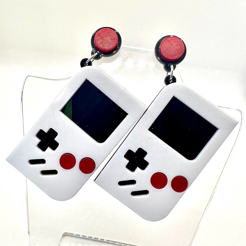 Game Boy Earrings - Retro Toy Earrings - Gamer Earrings - Gamer Accessories
